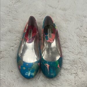 Steve Madden Kids Colorful Floral Dress Shoes